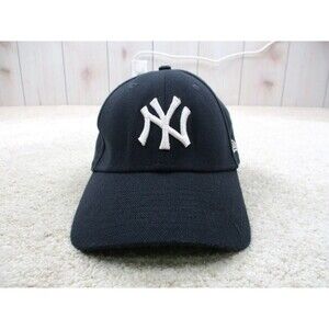 New York Yankees Hat Cap Fitted Adult Large Blue White New Era MLB Mens